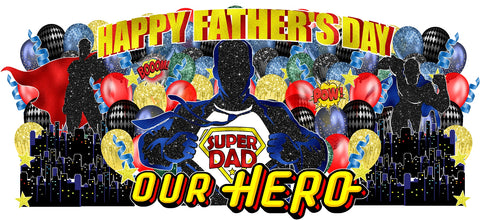 Superhero Dad topper