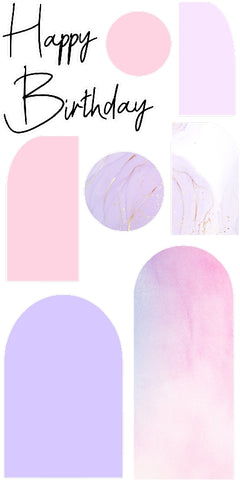 ABBY Collection Pastel Pink and Purple Starter