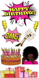 Pop Art Birthday Flash and flair