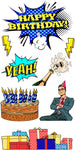 Pop Art Birthday Flash and flair